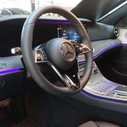 Mercedes-Benz E-Class interior with MBUX